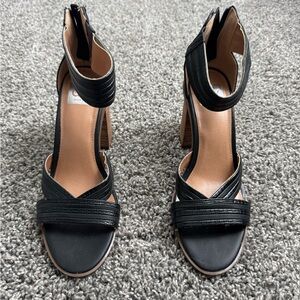 Dolce Vita Black Strappy Heels 3.5 inch heels